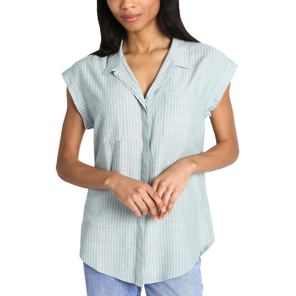 Jachs Girlfriend Women's Blouse Blouse Size L Green a1984